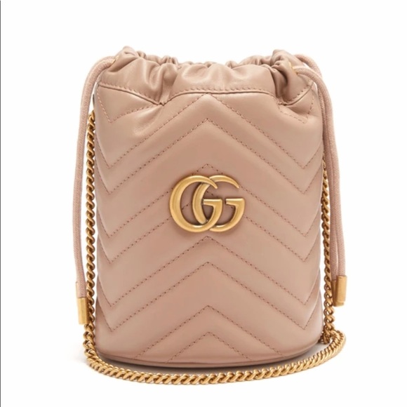 Gucci Leather Bucket Pouch - Picture 1 of 8